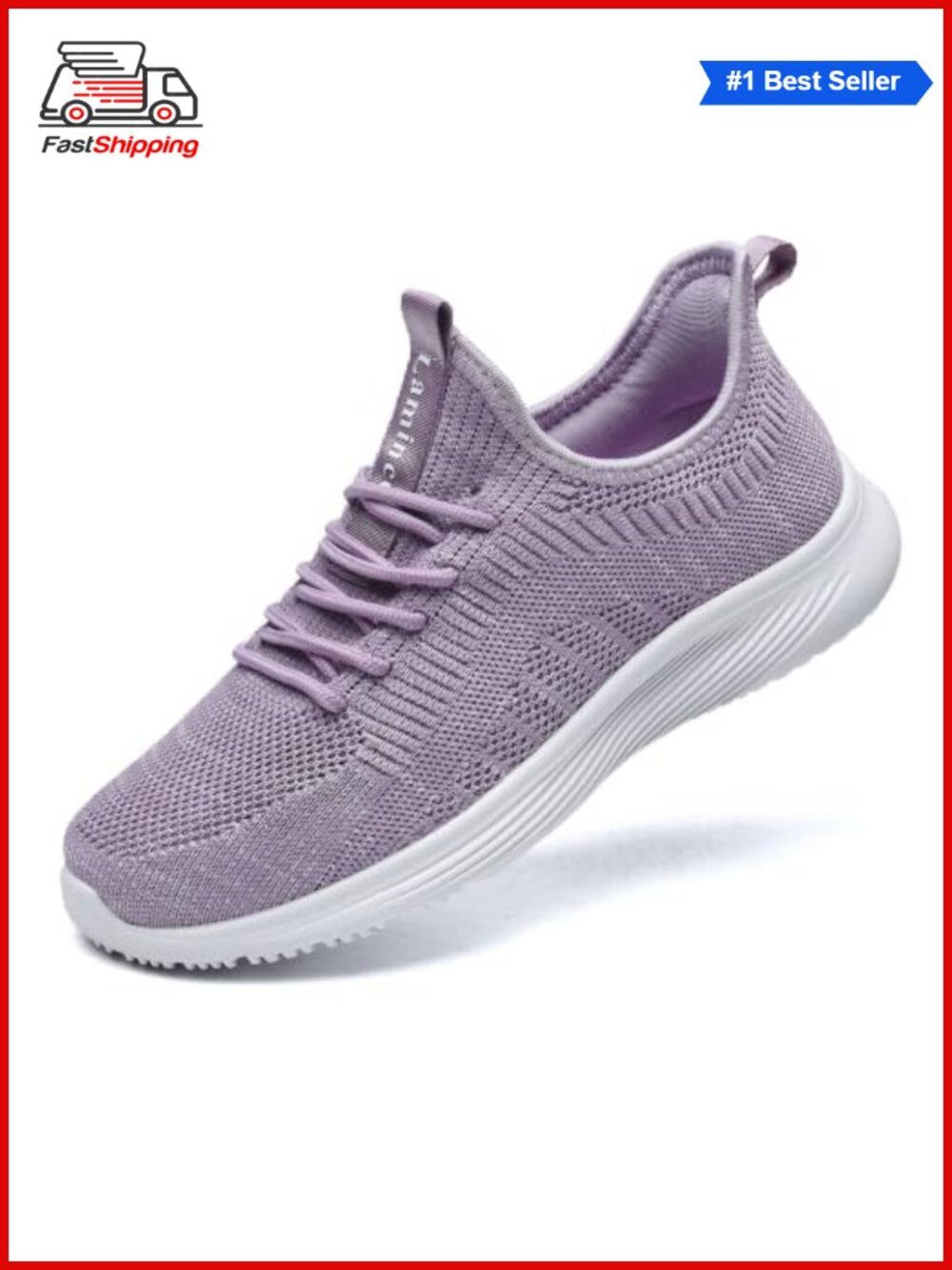 ✨ Lamincoa Womens Slip-On Walking Sneakers Lightweight Mesh Memory Foam